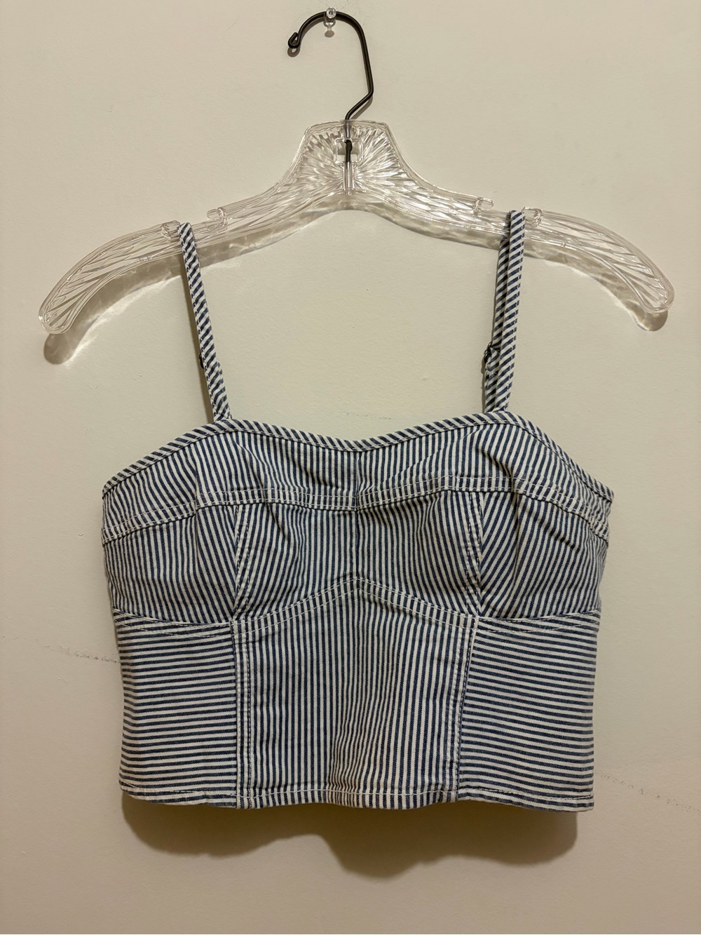 Universal Thread Striped Bustier Crop Top Womens Sz XS
